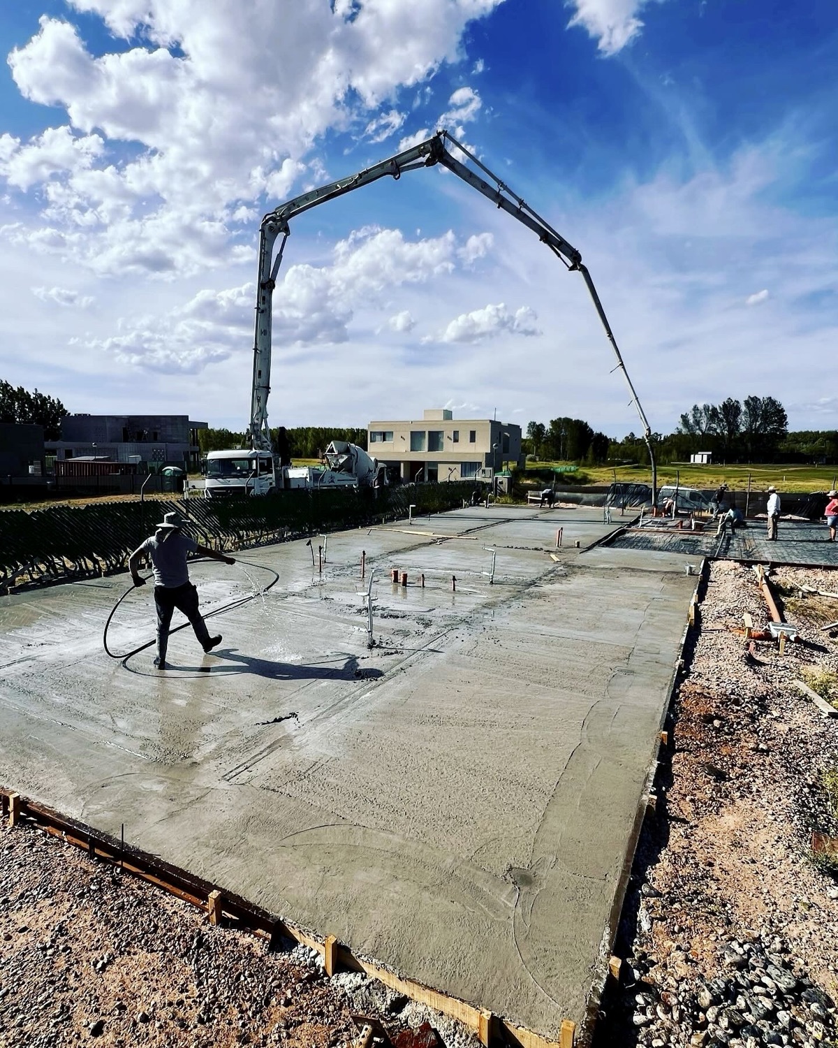 Hormigonado con bomba