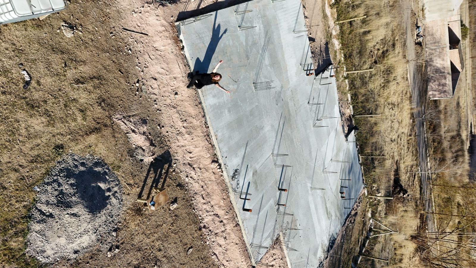 Platea terminada - Vista panoramica